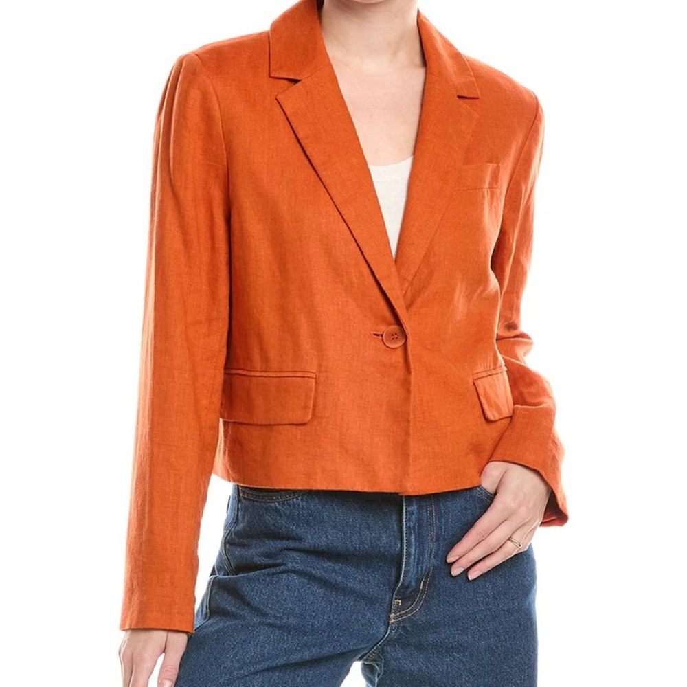 Madewell Women's Copper Linen Blazer